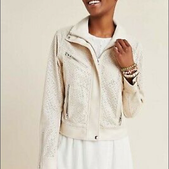 Anthropologie Imelda Faux Leather Jacket - Picture 3 of 8